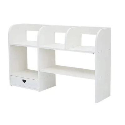 UB Etajeta pentru Birou cu 6 compartimente si un sertar PVC 55x14x34cm Alb