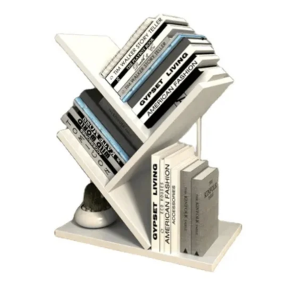 Etajeta pentru Carti 4 compartimente 40x16x30cm Alb