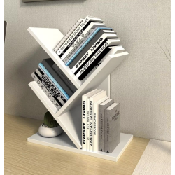 Etajeta pentru Carti 4 compartimente 40x16x30cm Alb