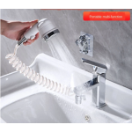 Extensie dus cu Para Furtun flexibil si suport de perete pentru robinet de chiuveta sau cada BS