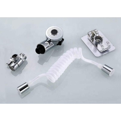 Extensie dus cu Para Furtun flexibil si suport de perete pentru robinet de chiuveta sau cada BS