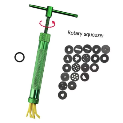 Extruder profesional cu infiletare din metal pentru pasta de modelaj