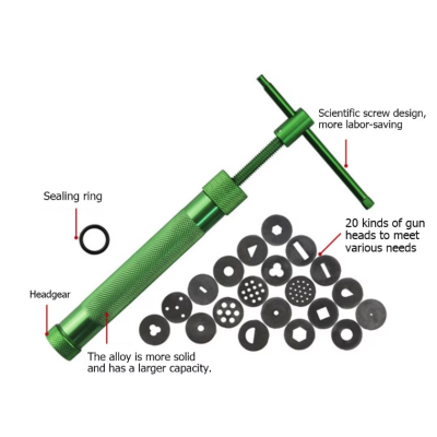 Extruder profesional cu infiletare din metal pentru pasta de modelaj
