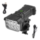 Far LED pentru bicicleta 12 LED 5 Moduri Iluminare + Claxon XK-012