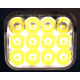Far LED pentru bicicleta 12 LED 5 Moduri Iluminare + Claxon XK-012