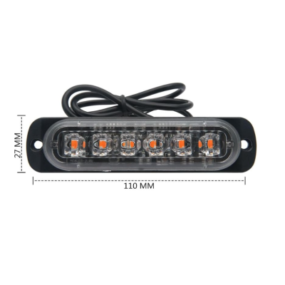 Far Lumini stroboscopice de urgenta 6 LED