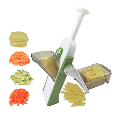 Feliator de legume pliabil tip mandolina cu 4 functii tava de colectare SR 266