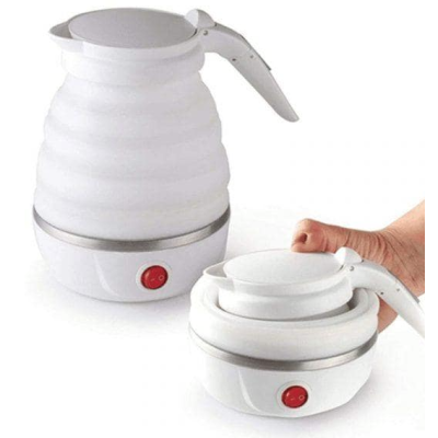 Fierbator electric pliabil din Silicon/Inox putere 600W capacitate 0.6L