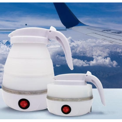 Fierbator electric pliabil din Silicon/Inox putere 600W capacitate 0.6L