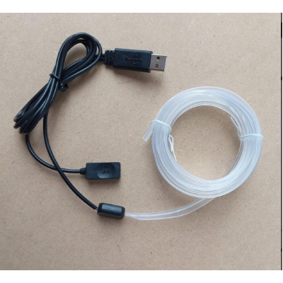 Fir neon cu LED 2 metri RGB conectare mufa USB