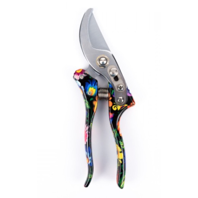 Foarfeca de vie model AUTOMAT cu FLORI ULTRA NEGRU MX793