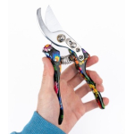 Foarfeca de vie model AUTOMAT cu FLORI ULTRA NEGRU MX793