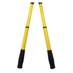 Foarfeca extensibila pentru gard viu din metal 58 / 73 cm galben MX331