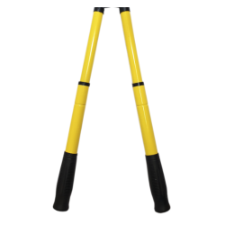 Foarfeca extensibila pentru gard viu din metal 58 / 73 cm galben MX331