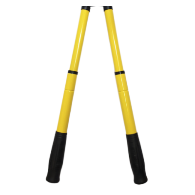 Foarfeca extensibila pentru gard viu din metal 58 / 73 cm galben MX331