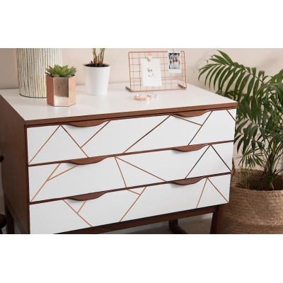 Folie autoadeziva alba 1000X60cm