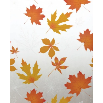 Folie autoadeziva pentru geam frunze aramii 45 x 300 cm