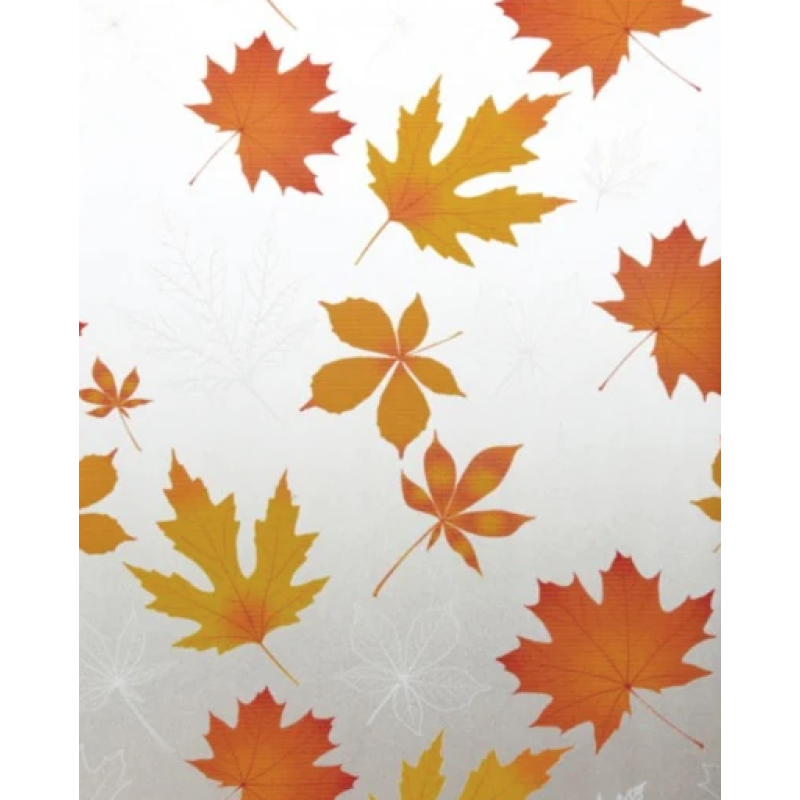 Folie autoadeziva pentru geam frunze aramii 45 x 300 cm