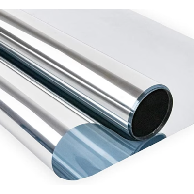 Folie cu Protectie Solara UV tip Oglinda Reflexiva pentru Geamuri Interioare 60x300cm