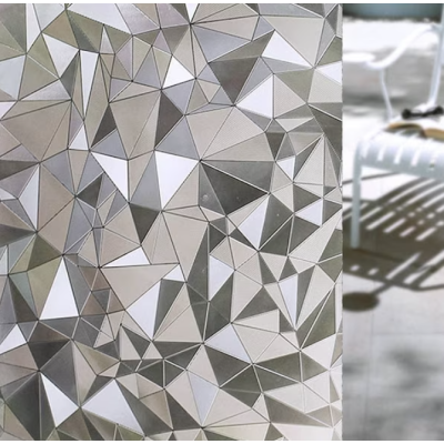 Folie geam cu efecte geometrice 45 cm x 300 cm