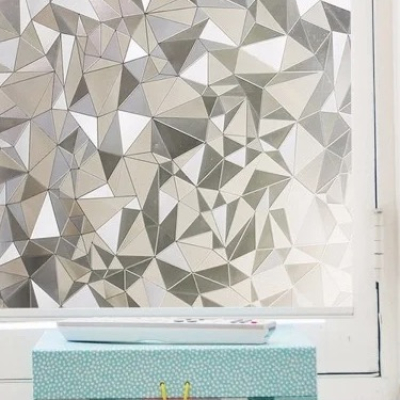 Folie geam cu efecte geometrice 45 cm x 300 cm