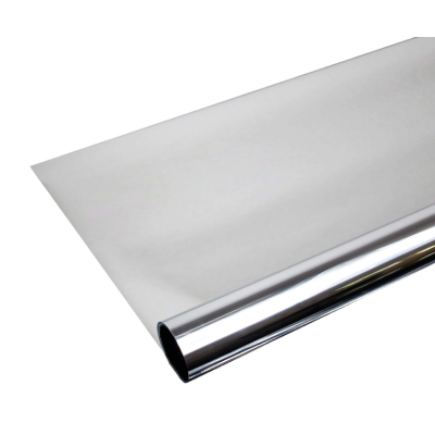 Folie Oglinda Reflexiva pentru Geamuri Interioare Protectie Solara UV 60x300cm