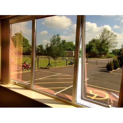 Folie reflexiva pentru geamuri Bronz 60X300