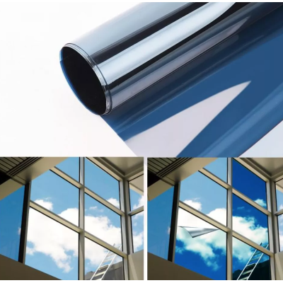 Folie reflexiva pentru geamuri interioare ALBASTRA 60X300 LY