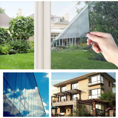 Folie reflexiva pentru geamuri interioare ALBASTRA 60X300 LY