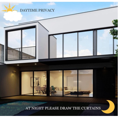 Folie reflexiva pentru geamuri interioare ALBASTRA 60X300 LY