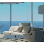 Folie Reflexiva protectie Geamuri montare pe interior cu efect de oglinda si protectie solara UV Argintie 45 x 300 cm