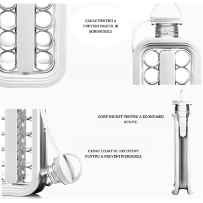 Forma cuburi de gheata 2 in 1 portabila model STICLA