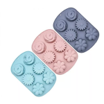 Forma din silicon pentru 6 briose modele diferit