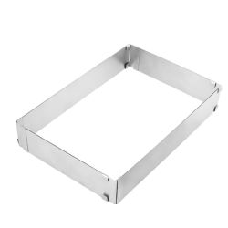 Forma dreptunghiulara pentru tort reglabila de 28 - 53 cm H-8CM