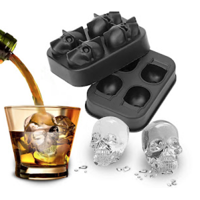 Forma pentru cuburi de gheata model CRANIU din silicon