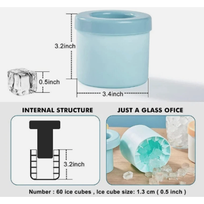 Forma rotunda pentru cuburi de gheata din silicon