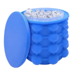 Frapiera gheata 2 IN 1 din silicon si forma pentru cuburi de gheata