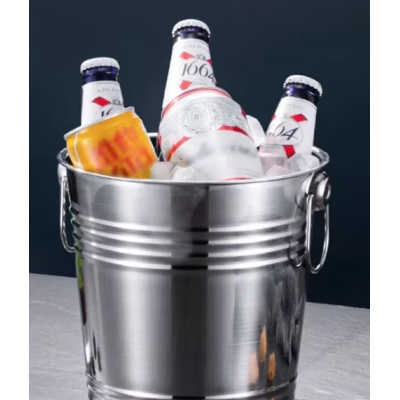 Frapiera inox penru gheata si bauturi cu manere laterale 6L tip GALEATA