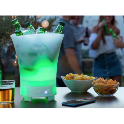 Frapiera LED cu boxa bluetooth Multicolor 7L