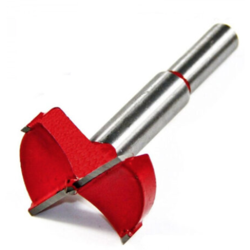Freza cilindrica pentru lemn 30mm rosie