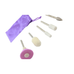 Freza de unghii portabila cu 5 capete diferite pentru Manichiura si Pedichiura