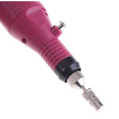 Freza Unghii Roz include 5 pile 5 capete abrazive Viteza Reglabila Semiprofesionala ALIMENTARE USB