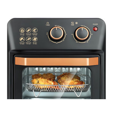 Friteuza cu aer cald retro (cuptor electric) cu prajitor de paine cuptor cu convectie de 12 l pentru casa