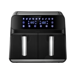 Friteuza Dubla Fara Ulei Air Fryer afisaj digital 10L capacitate