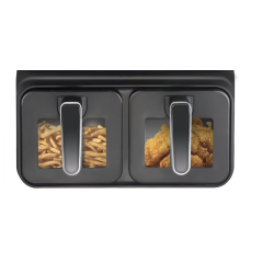 Friteuza Dubla Fara Ulei Air Fryer afisaj digital 10L capacitate