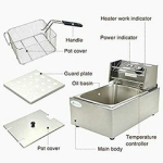 Friteuza electrica de 2.5 litri OG-DF16