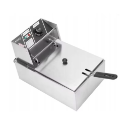 UB Friteuza electrica profesionala 6L putere 2500W carcasa din otel inoxidabi