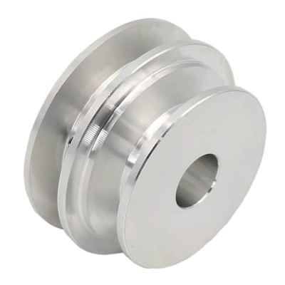 Fulie motor electric 2 CANALE ALUMINIU si surub