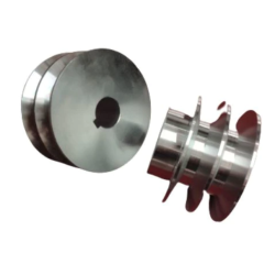 Fulie motor electric 2 CANALE ALUMINIU si surub