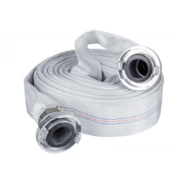 Furtun apa pompieri 30 m 2" cu conectori ALB